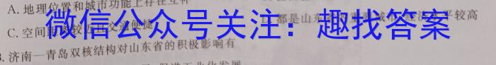 江西省2023年第五次中考模拟考试练习s地理