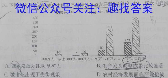 2023年山西省中考模拟联考试题(二)历史