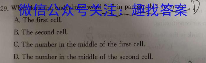 金考卷2023年普通高等学校招生全国统一考试 新高考卷 押题卷(二)英语试题