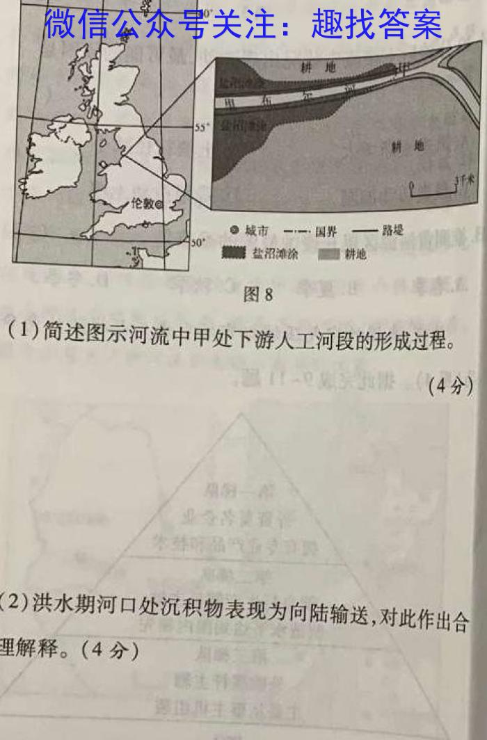 学普试卷 2023届高三第二次·信息调研版 新高考 (二)s地理