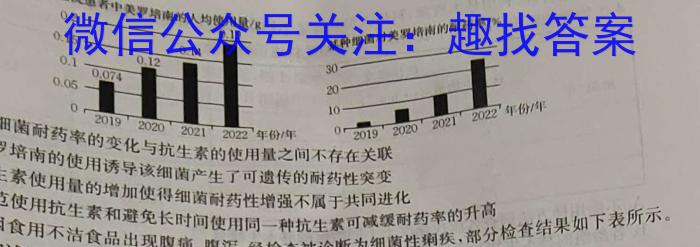 江西省南丰县2023年九年级下学期期中检测生物