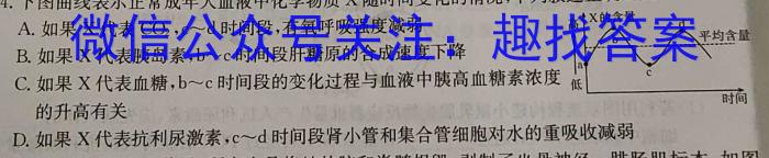 玉田县2024-2023学年第二学期高一期中考试生物