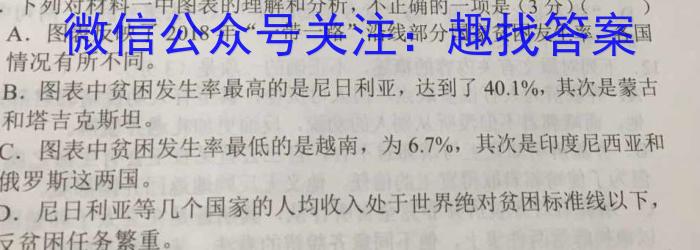 [晋一原创测评]山西省2023年初中学业水平考试模拟测评（二）语文