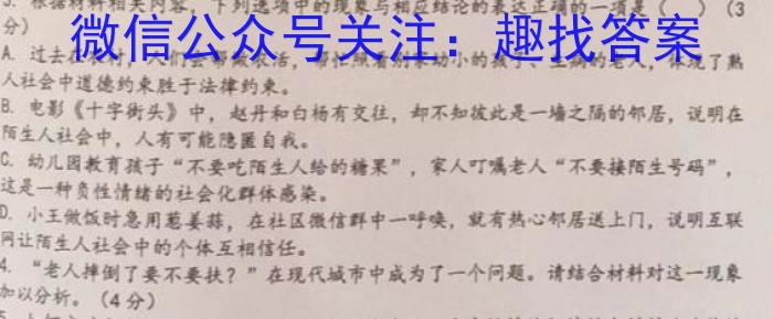 2023年普通高等学校招生全国统一考试 23·高考样卷一-N语文