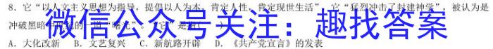 江西省2022-2023学年度七年级下学期期中综合评估（6LR）历史