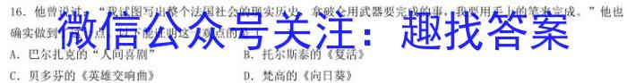 新向标教育 淘金卷2023年普通高等学校招生考试模拟金卷2&政治