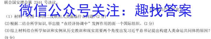 2024届广东大联考高二4月联考（23-350B）历史