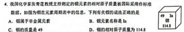 金考卷2023年普通高等学校招生全国统一考试 新高考卷 押题卷(四)化学