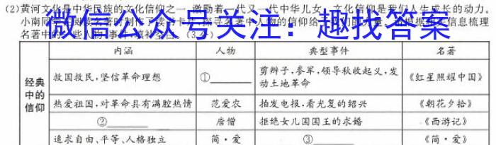 陕西省2023年普通高等学校招生全国统一考试(标识▶◀)语文