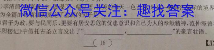 江西省2022-2023学年度九年级复习卷（二）语文