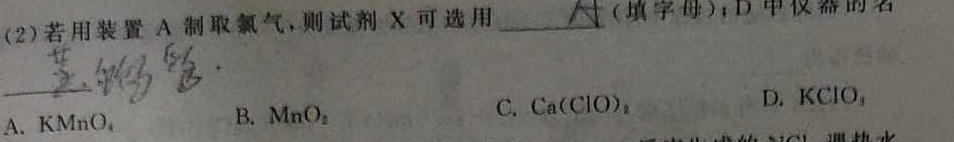 陕西省2023届九年级模拟检测卷(23-CZ135c)化学