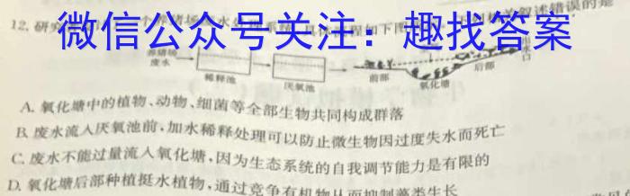 2023年陕西省普通高中学业水平考试全真模拟(二)生物