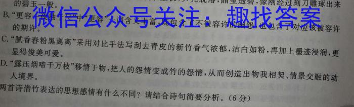 2023年辽宁高二年级5月联考（23-450B）语文