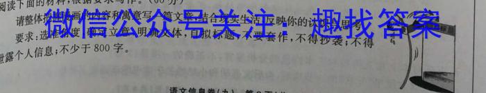 百师联盟 2023届高三二轮复习联考(二)2 新高考卷语文