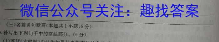 正确教育 2023年高考预测密卷二卷(新高考)语文