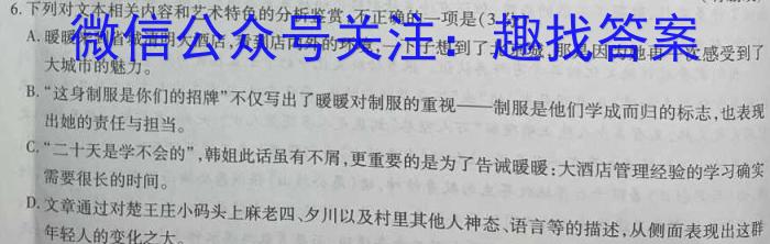 贵州天之王教育2023届全国甲卷高端精品押题卷(五)语文