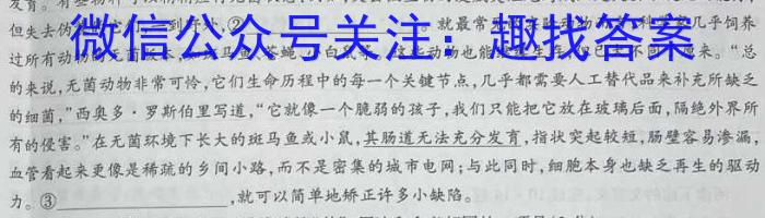 木牍大联考2023年4月安徽中考名校信息联考卷语文