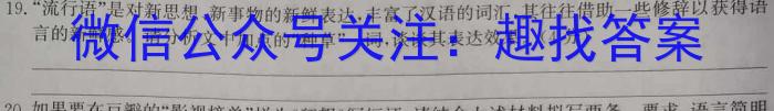 江西省2023年初中学业水平考试（八）语文