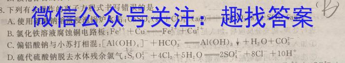 2022-2023学年湖北省高二考试4月联考(23-376B)化学