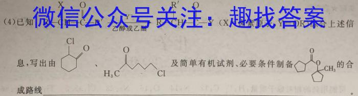 2023年普通高等学校招生全国统一考试猜题密卷(新高考)(三)化学