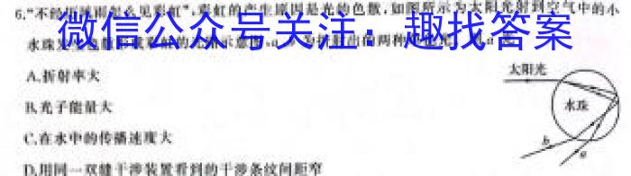 2023届全国普通高等学校招生统一考试 JY高三冲刺卷(四)f物理