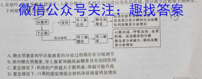 2023衡水金卷先享题压轴卷答案 新高考A一生物