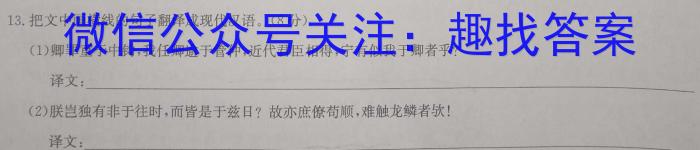 衡水金卷先享题信息卷2023答案 江苏版四语文