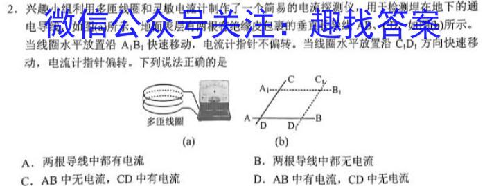 2023衡水金卷先享题压轴卷 新教材A(一)q物理