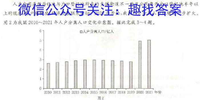 同一卷·高考押题2023年普通高等学校招生全国统一考试(六)q地理