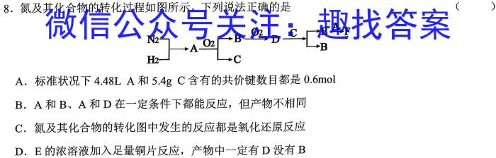 安徽省2023年中考模拟试题（4月）化学