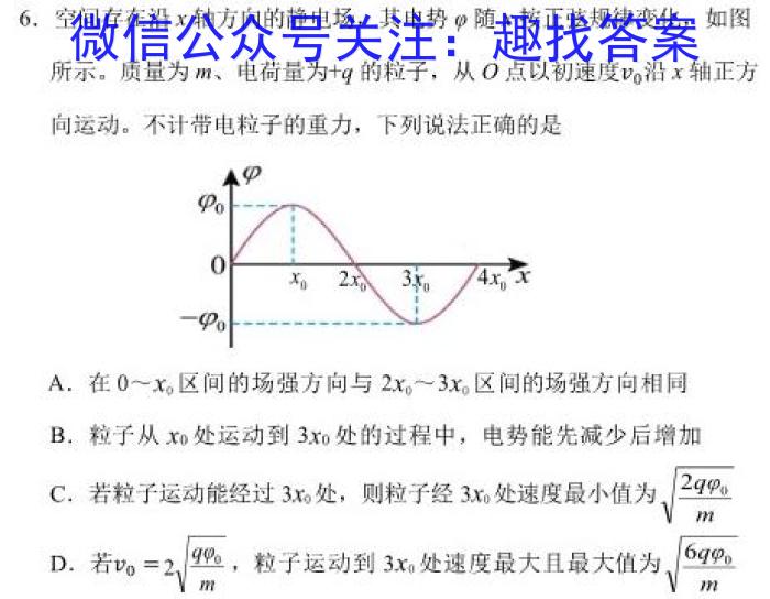 衡水金卷先享题2023高三二轮复习专题卷新高考q物理