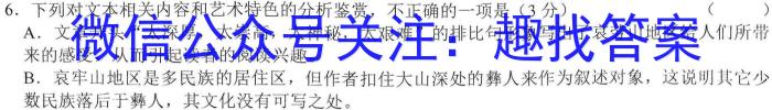 （益卷）2023年陕西省初中学业水平考试A版语文