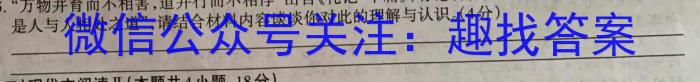 2023届衡水金卷先享题压轴卷答案 新教材二语文