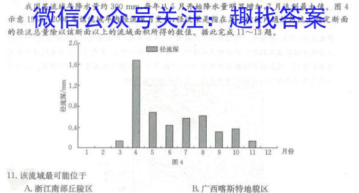 文博志鸿 2023年河北省初中毕业生升学文化课模拟考试(导向一)s地理