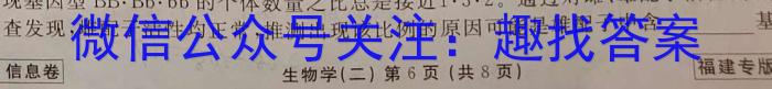 2022-2023学年青海省高一试卷4月联考(标识♠)生物