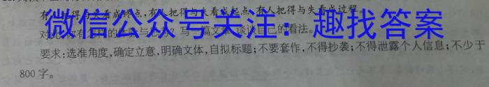 2023年普通高等学校全国统一模拟招生考试 新未来4月高二联考语文