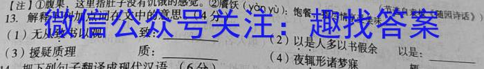 河北省邢台市部分学校2022-2023学年高三下学期4月联考语文