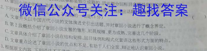 2023届柳州高中/南宁三中高三(4月)联考语文