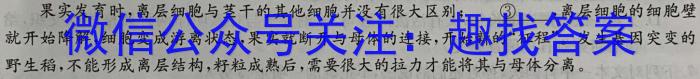 江西省2024届八年级《学业测评》分段训练（六）语文