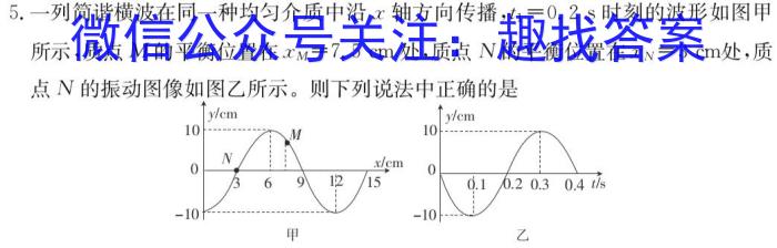 2023年湖北云学新高考联盟学校高二年级4月期中联考q物理