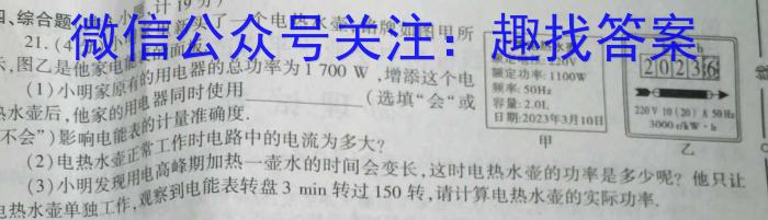 [泰安二模]山东省泰安市2024-2023学年高三二轮检测q物理