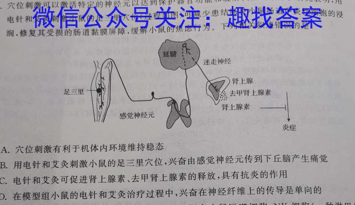 2023年山西省初中学业水平测试靶向联考试卷（一）生物