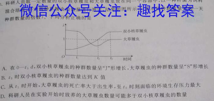 陕西省2023年七年级期中教学质量检测（23-CZ162a）生物