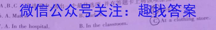 2025届湖南大联考高一年级4月联考（005A·HUN）英语