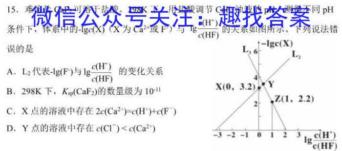 安徽第一卷·2022-2023学年安徽省八年级教学质量检测(六)化学