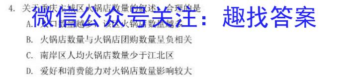 考前信息卷·第七辑 砺剑·2023相约高考 名师考前猜题卷(一)q地理