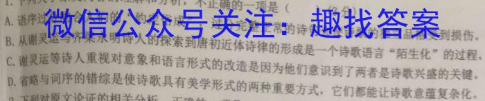 学科网2023年高三4月大联考（河北卷·新教材）语文