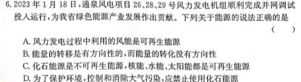 湖北省六校2022-2023下学期高一期中考试-物理