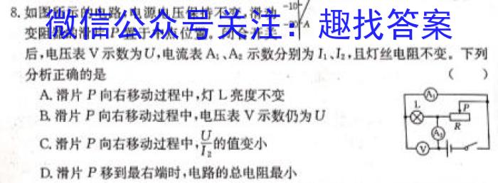 2023年4月湖湘教育三新探索协作体高二期中联考物理`