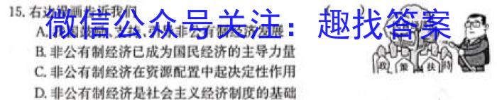 2023届普通高等学校招生全国统一考试 4月青桐鸣大联考(高三)(老高考)q地理